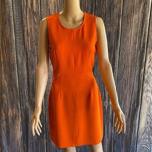 Under Skies beautiful orange size medium sleeveless dress